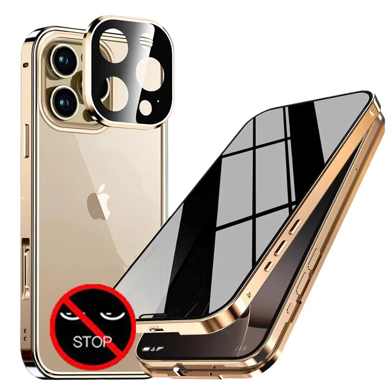 MagnoShield™ – Privacy Case voor iPhone 13–16 Pro Max