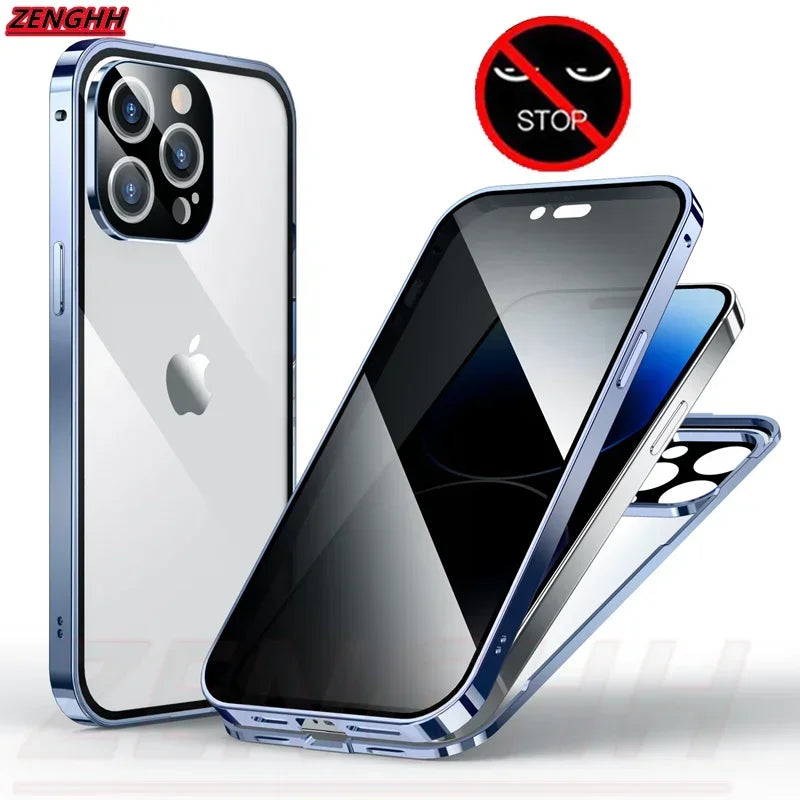 MagnoShield™ – Privacy Case voor iPhone 13–16 Pro Max