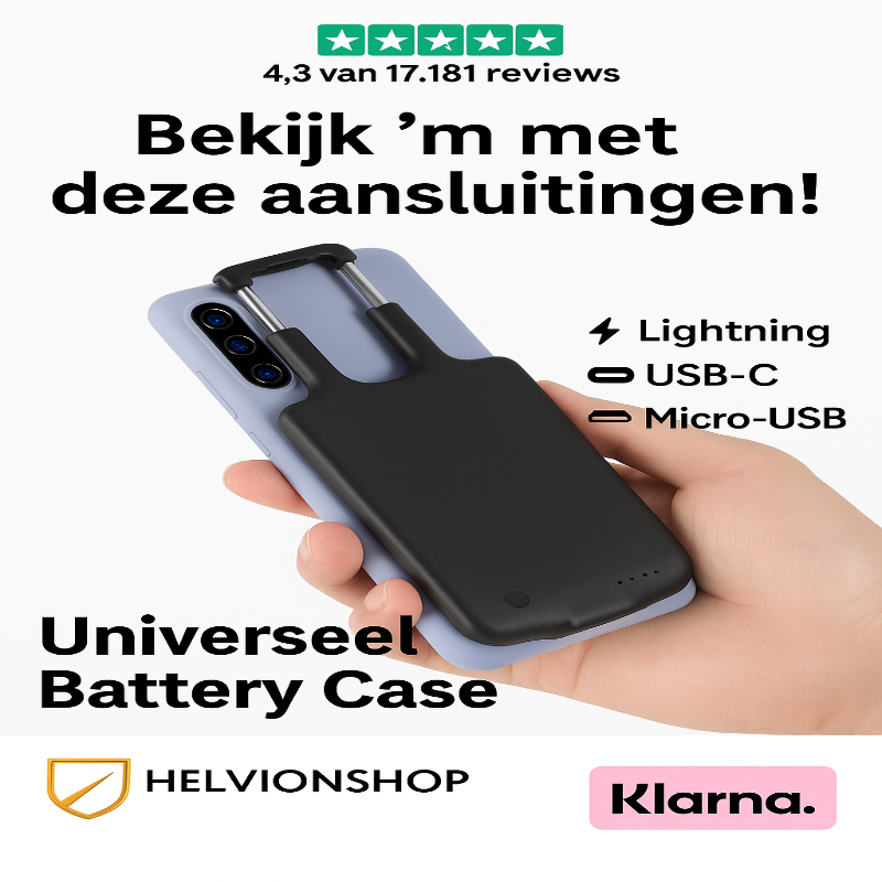 JuiceClip™ Powerbank – Universeel & Compact