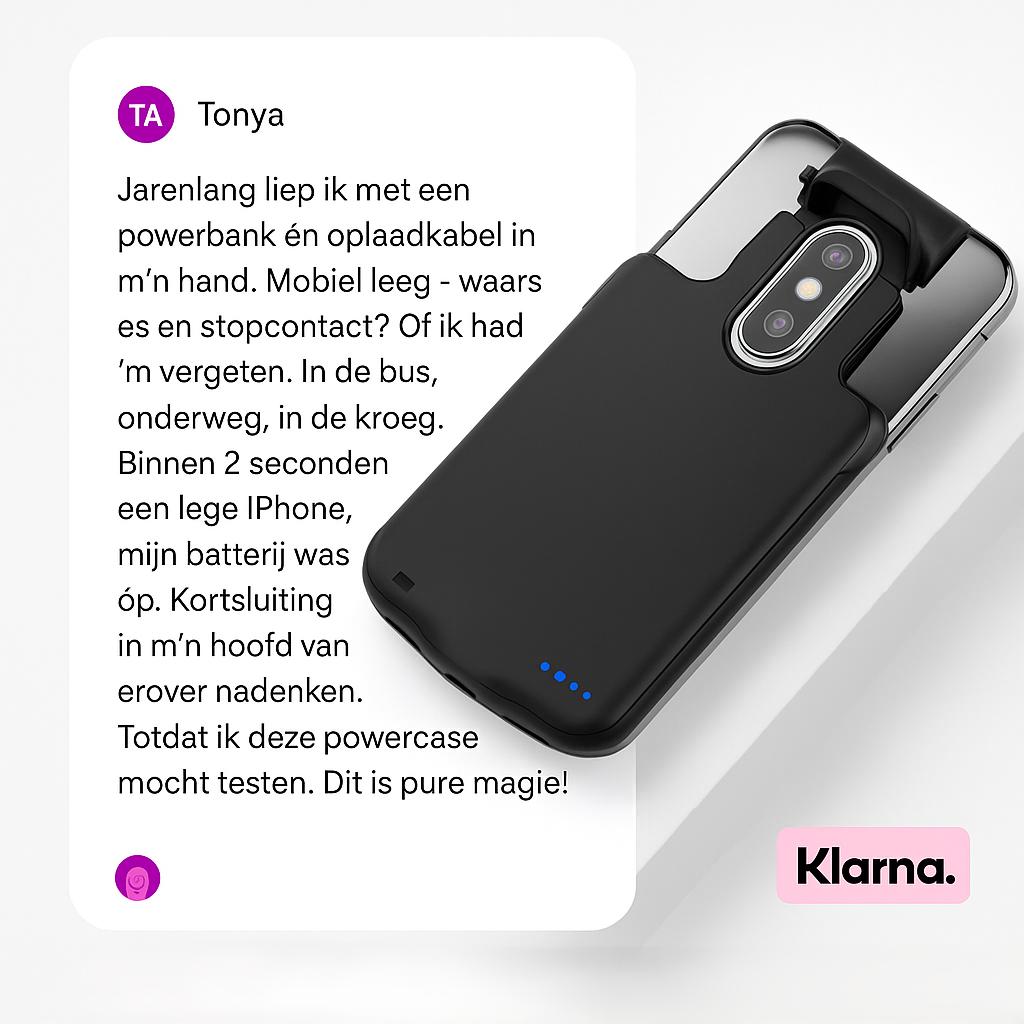 JuiceClip™ Powerbank – Universeel & Compact
