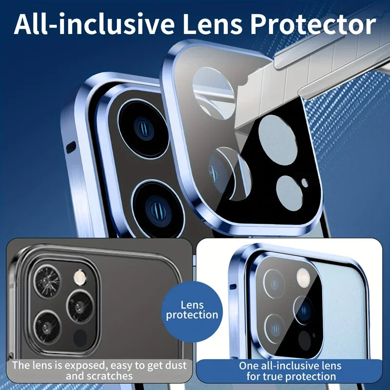 MagnoShield™ – Privacy Case voor iPhone 13–16 Pro Max