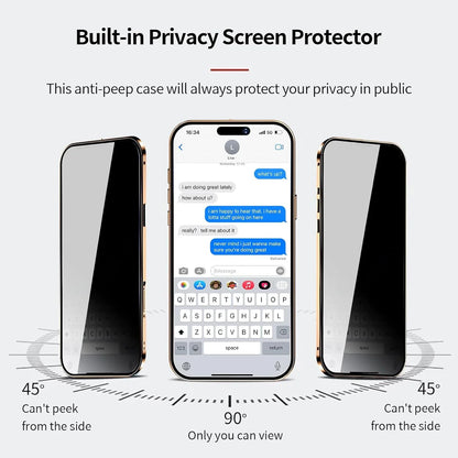 MagnoShield™ – Privacy Case voor iPhone 13–16 Pro Max