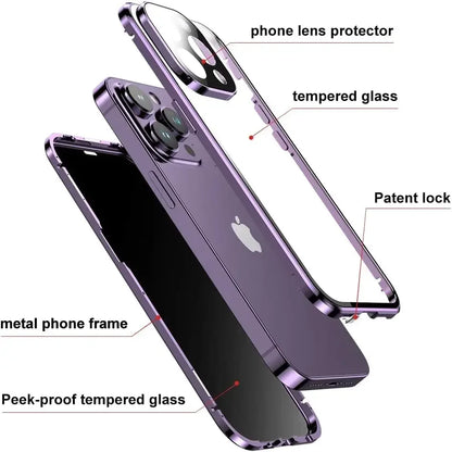 MagnoShield™ – Privacy Case voor iPhone 13–16 Pro Max