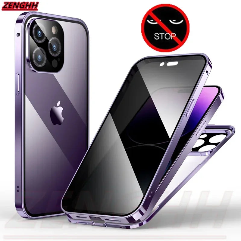 MagnoShield™ – Privacy Case voor iPhone 13–16 Pro Max