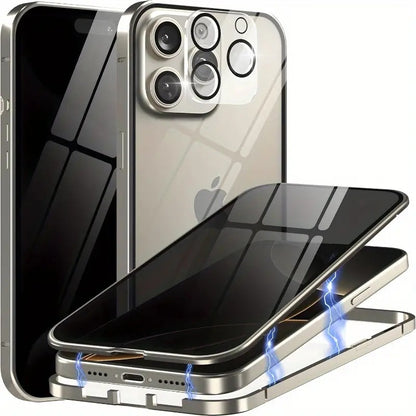 MagnoShield™ – Privacy Case voor iPhone 13–16 Pro Max